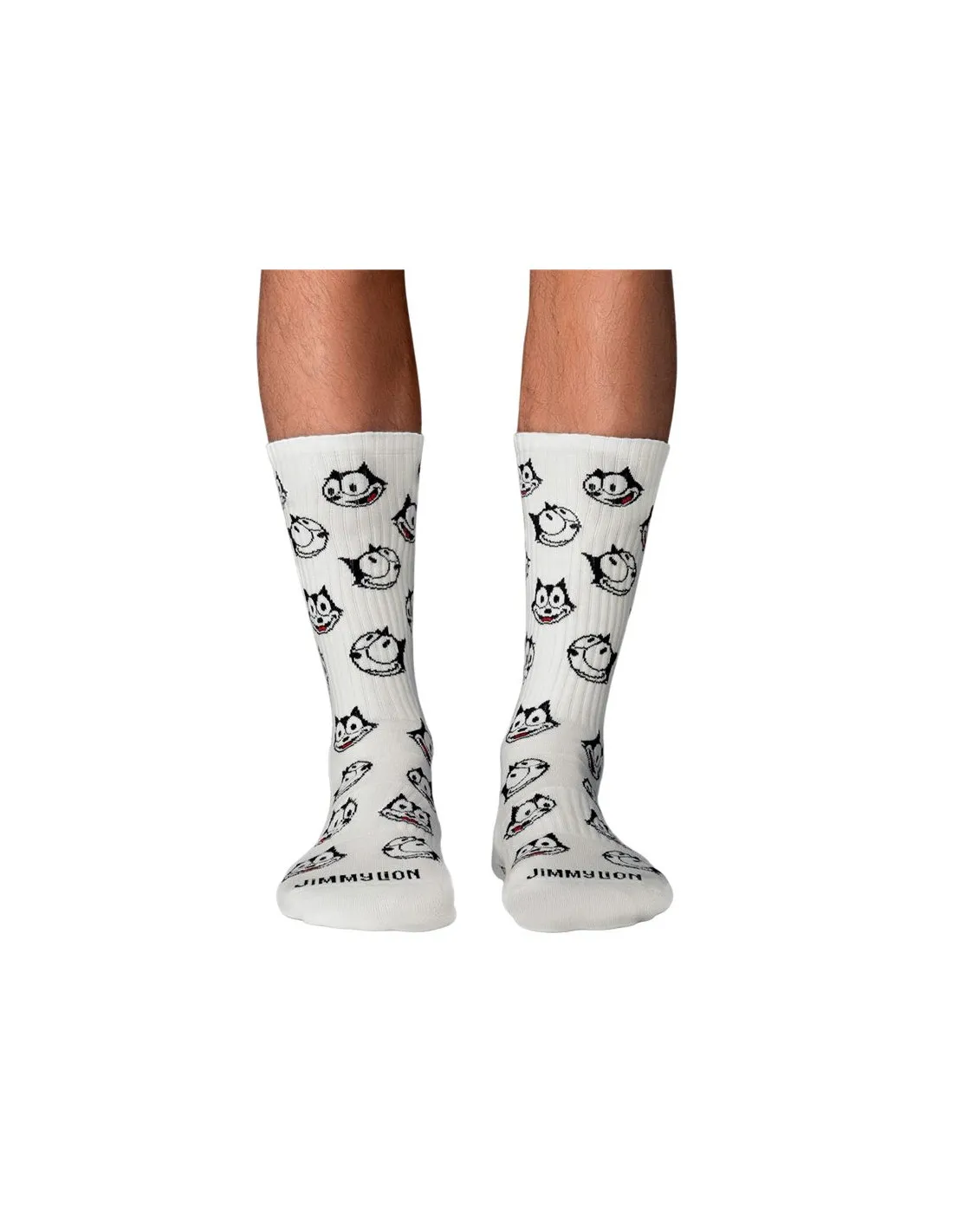 Calcetines Jimmy Lion Athletic Felix Smile White