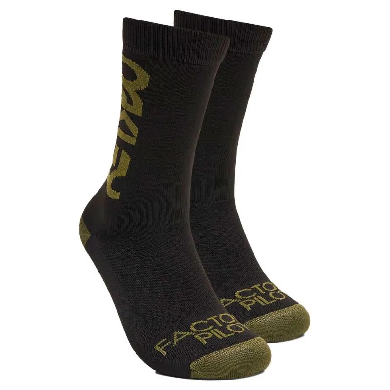 Calcetines Oakley FACTORY PILOT MTB SOCKS (BLACK/NEW DARK BRUSH)
