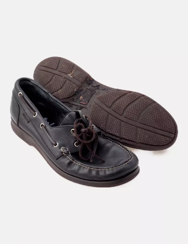 Callaghan Mocasín azul marino cordones