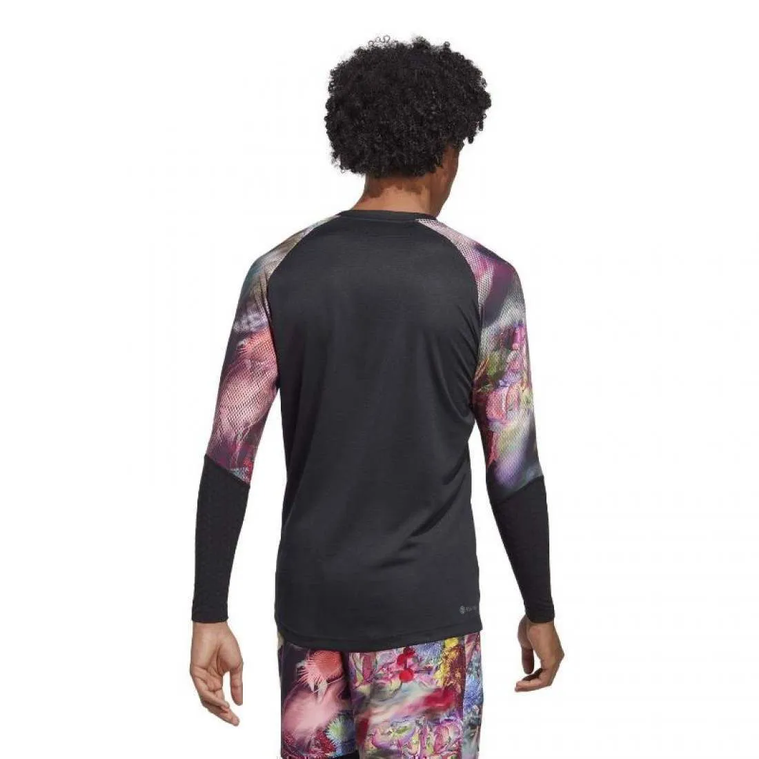 Camiseta Adidas Melbourne Manga Larga Multicolor Negro | Adidas