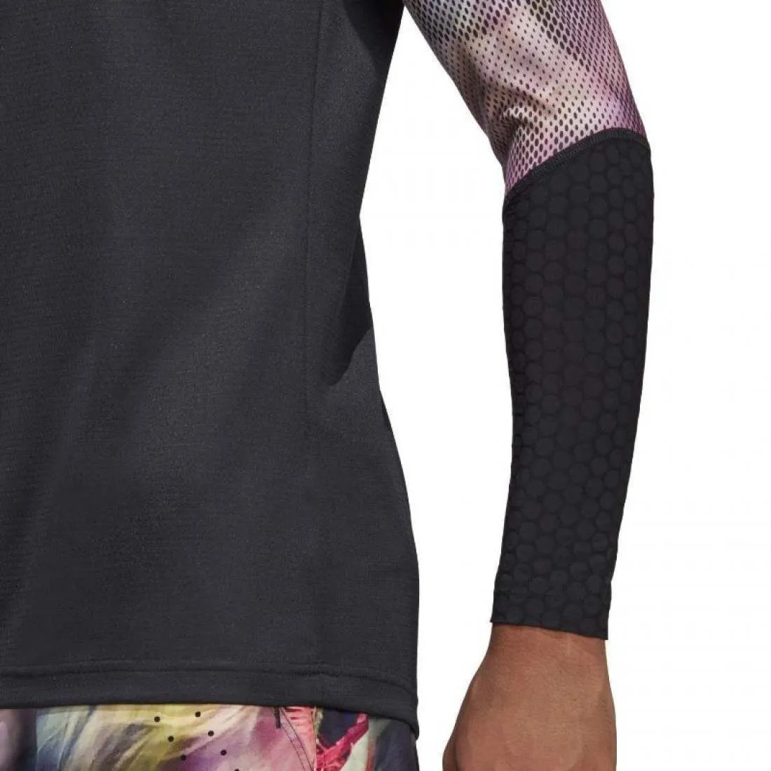 Camiseta Adidas Melbourne Manga Larga Multicolor Negro | Adidas