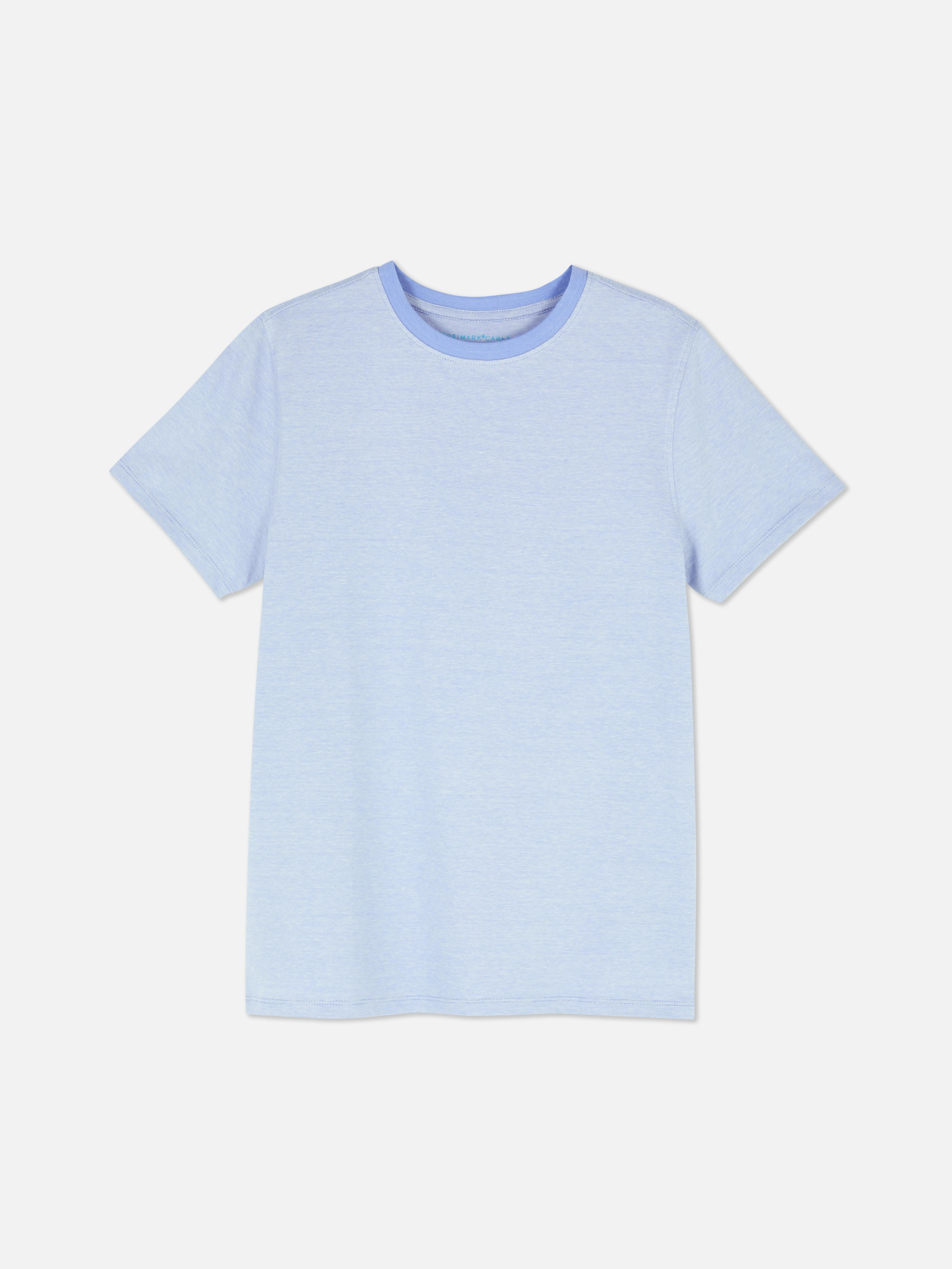Camiseta con textura a rayas Hairline