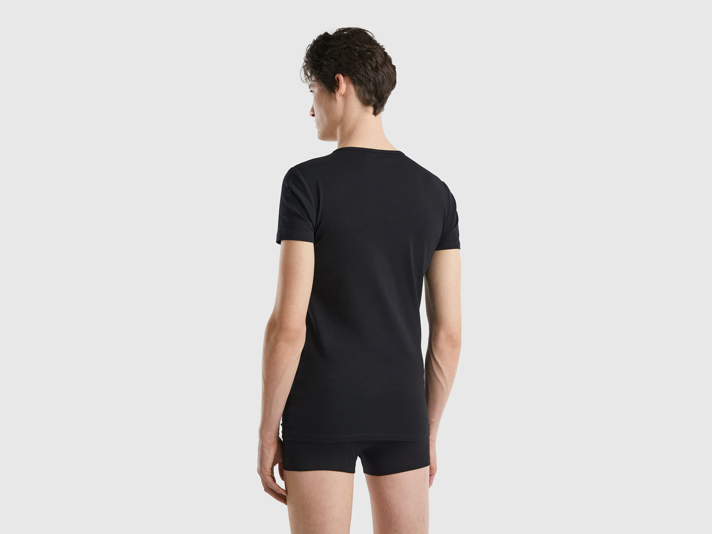 Camiseta de algodón orgánico elástico