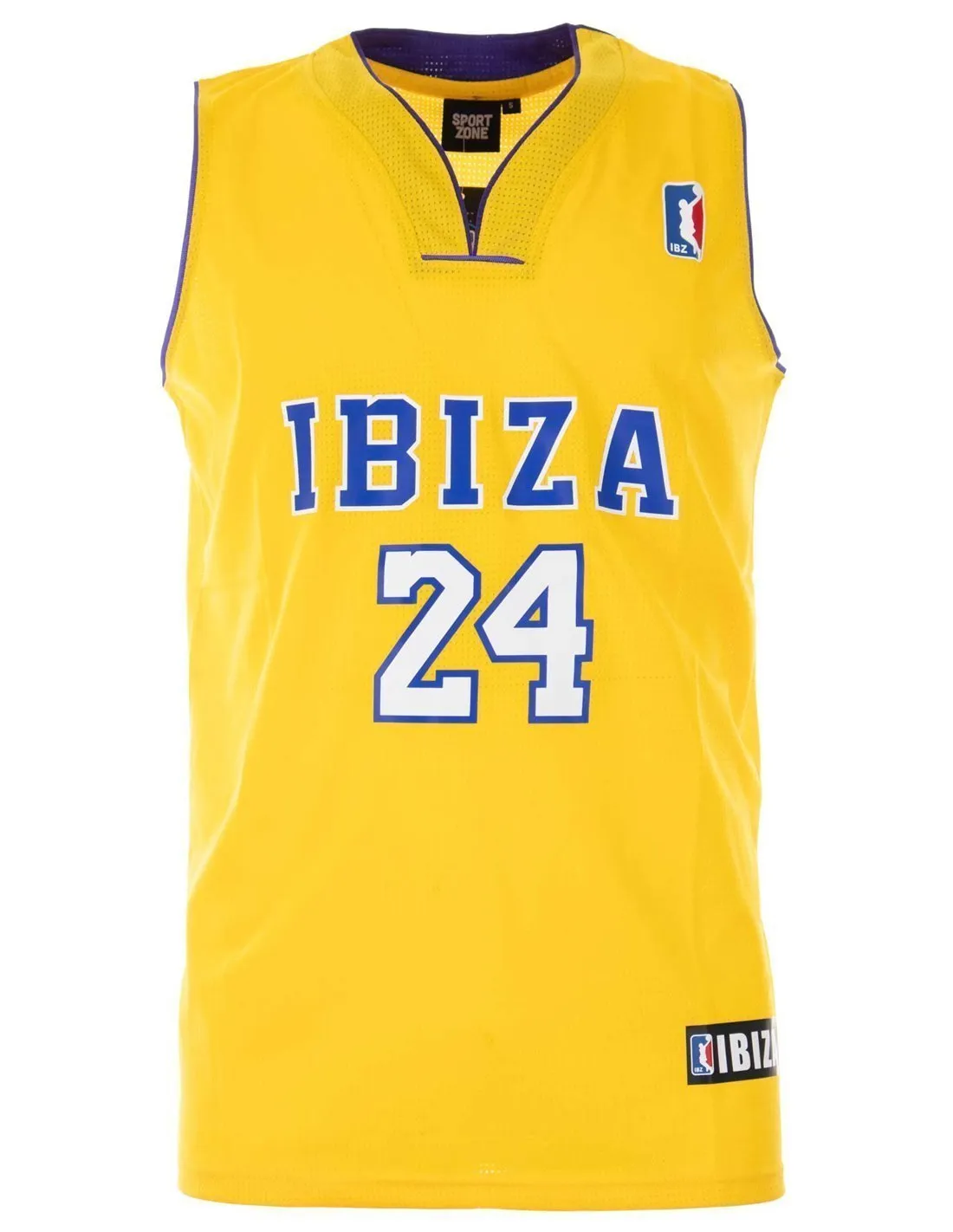 Camiseta de baloncesto amarilla DAPL5917 Hombre