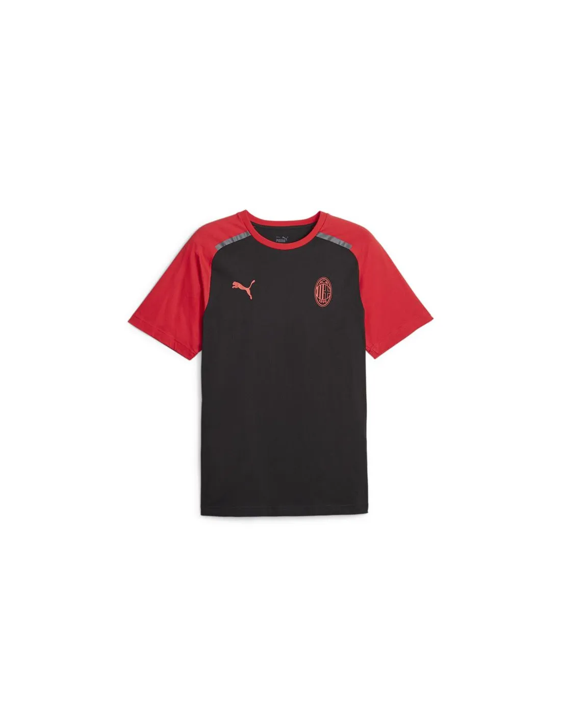Camiseta de Fútbol Puma Ac Milan Hombre Negro Rojo