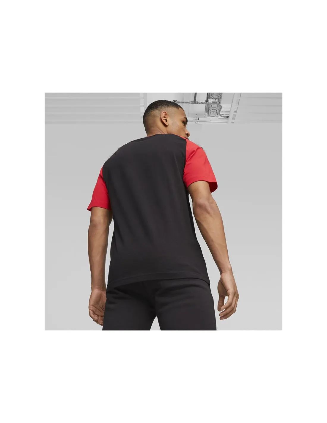 Camiseta de Fútbol Puma Ac Milan Hombre Negro Rojo