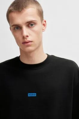 Camiseta de punto de algodón con logo del tema de la nueva temporada