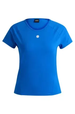 Camiseta de punto elástico con monograma Double B
