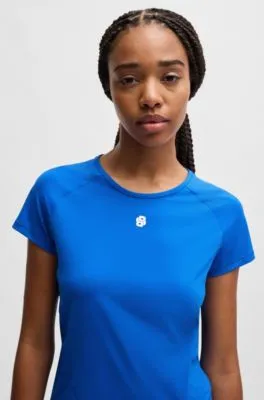 Camiseta de punto elástico con monograma Double B