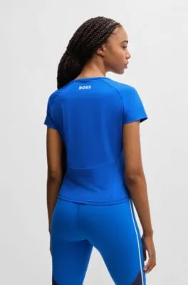 Camiseta de punto elástico con monograma Double B