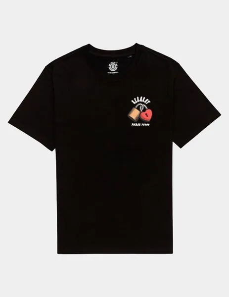 CAMISETA ELEMENT LOVERS LOCK  FLINT BLACK