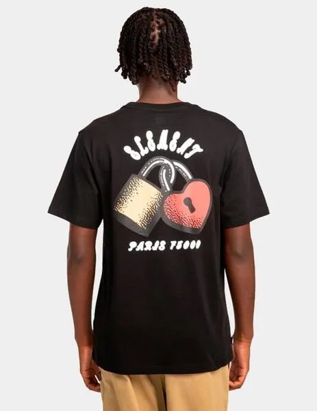 CAMISETA ELEMENT LOVERS LOCK  FLINT BLACK