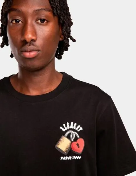CAMISETA ELEMENT LOVERS LOCK  FLINT BLACK