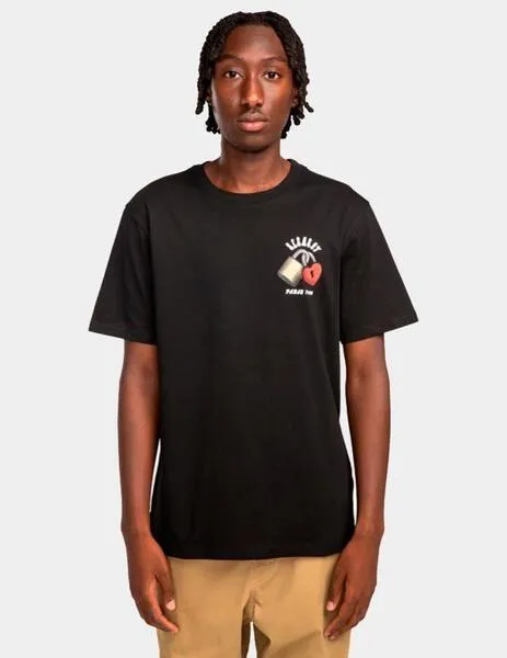 CAMISETA ELEMENT LOVERS LOCK  FLINT BLACK