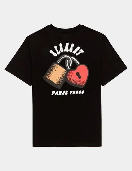 CAMISETA ELEMENT LOVERS LOCK  FLINT BLACK