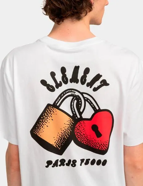 CAMISETA ELEMENT LOVERS LOCK  OPTIC WHITE