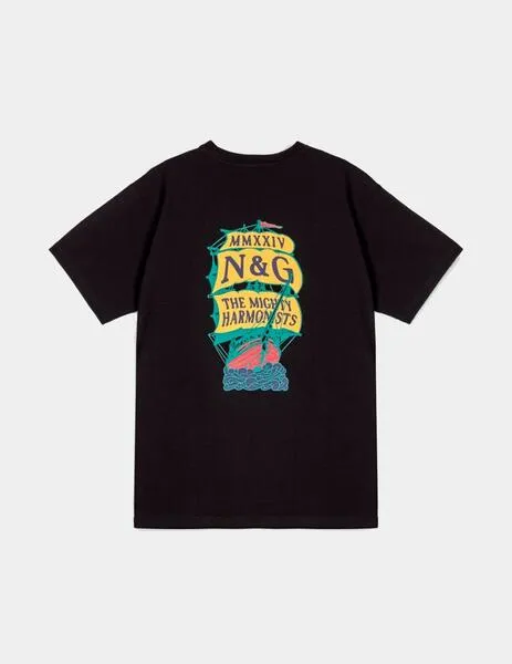 CAMISETA GRIMEY MIGHTY HARMONIST NAUTICA  BLACK