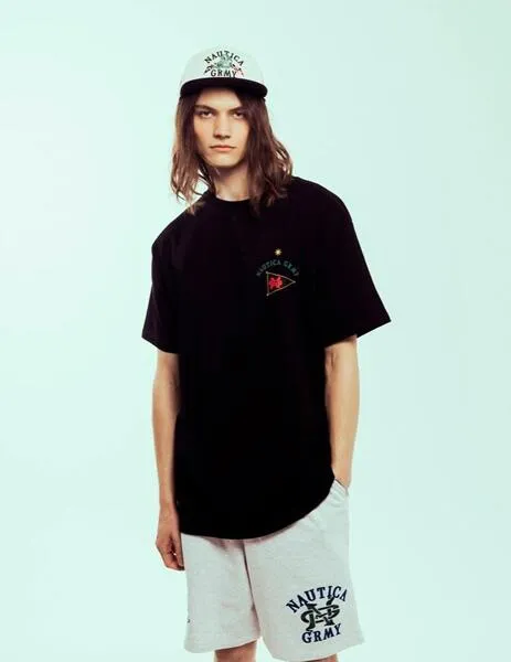 CAMISETA GRIMEY MIGHTY HARMONIST NAUTICA  BLACK