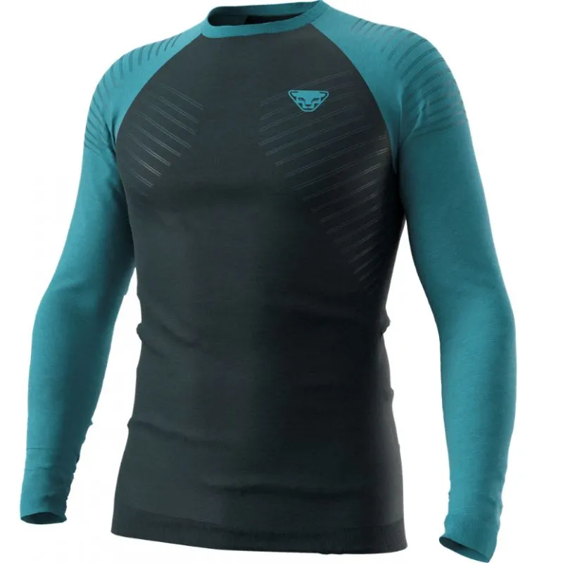 Camiseta interior hombre Dynafit TOUR LIGHT MERINO M L/S (azul tormenta)