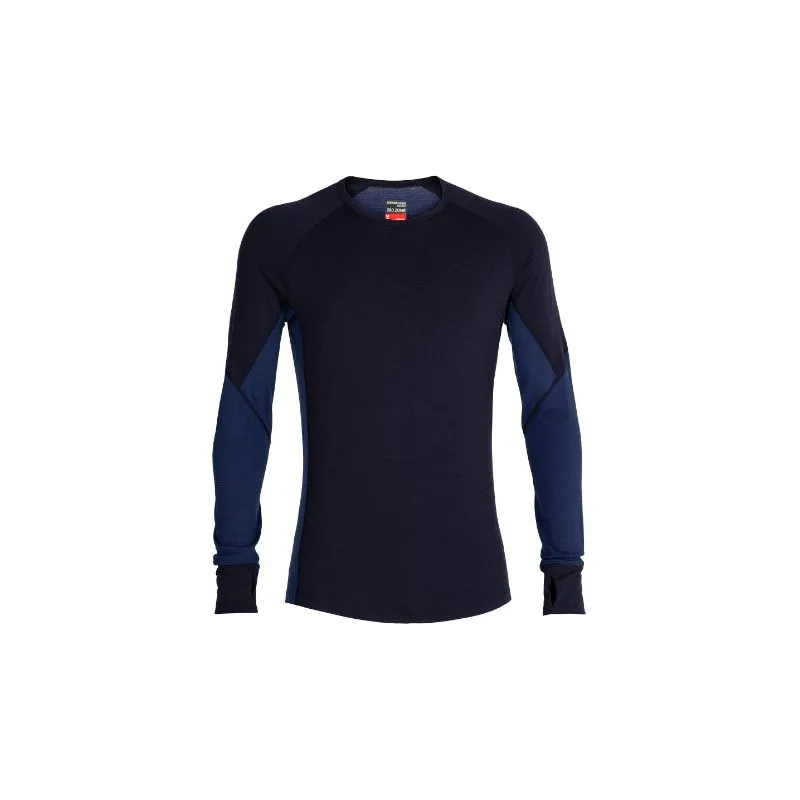 Camiseta interior Icebreaker 260 Zone Ls Crewe para hombre (azul marino/marino real)
