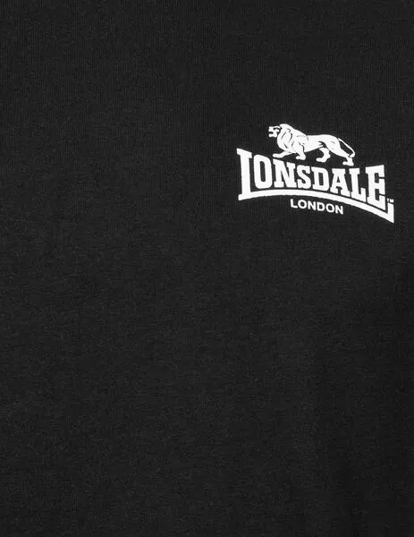 CAMISETA LONSDALE PIDDINGHOEA  BLACK