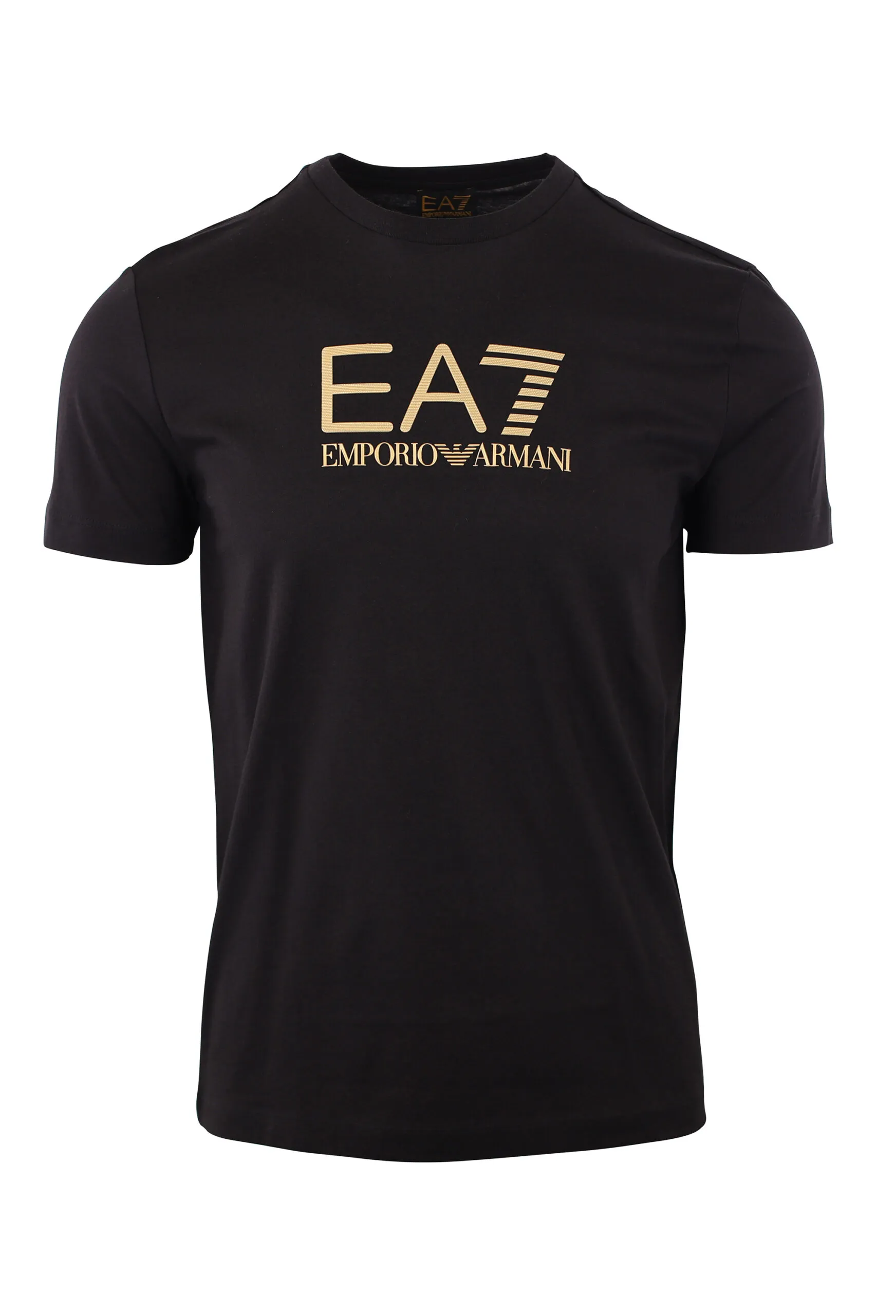 Camiseta negra con maxilogo 
