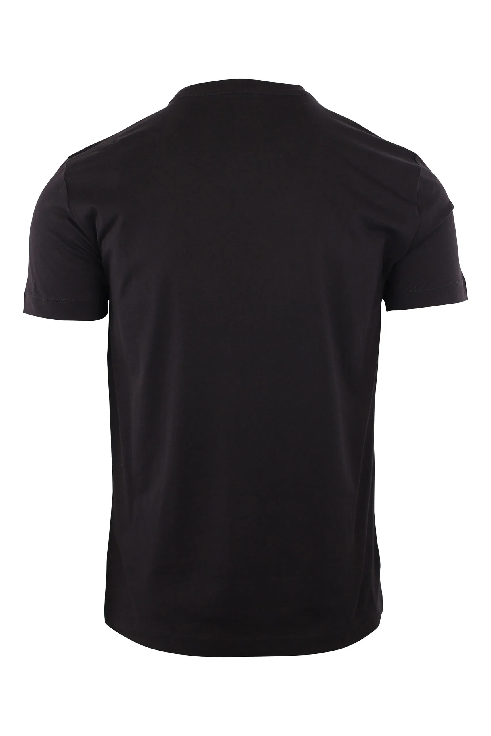 Camiseta negra con maxilogo 