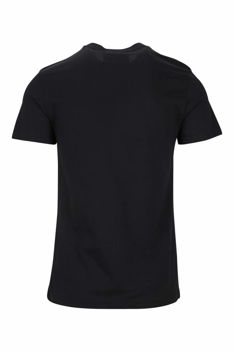 Camiseta negra con minilogo 