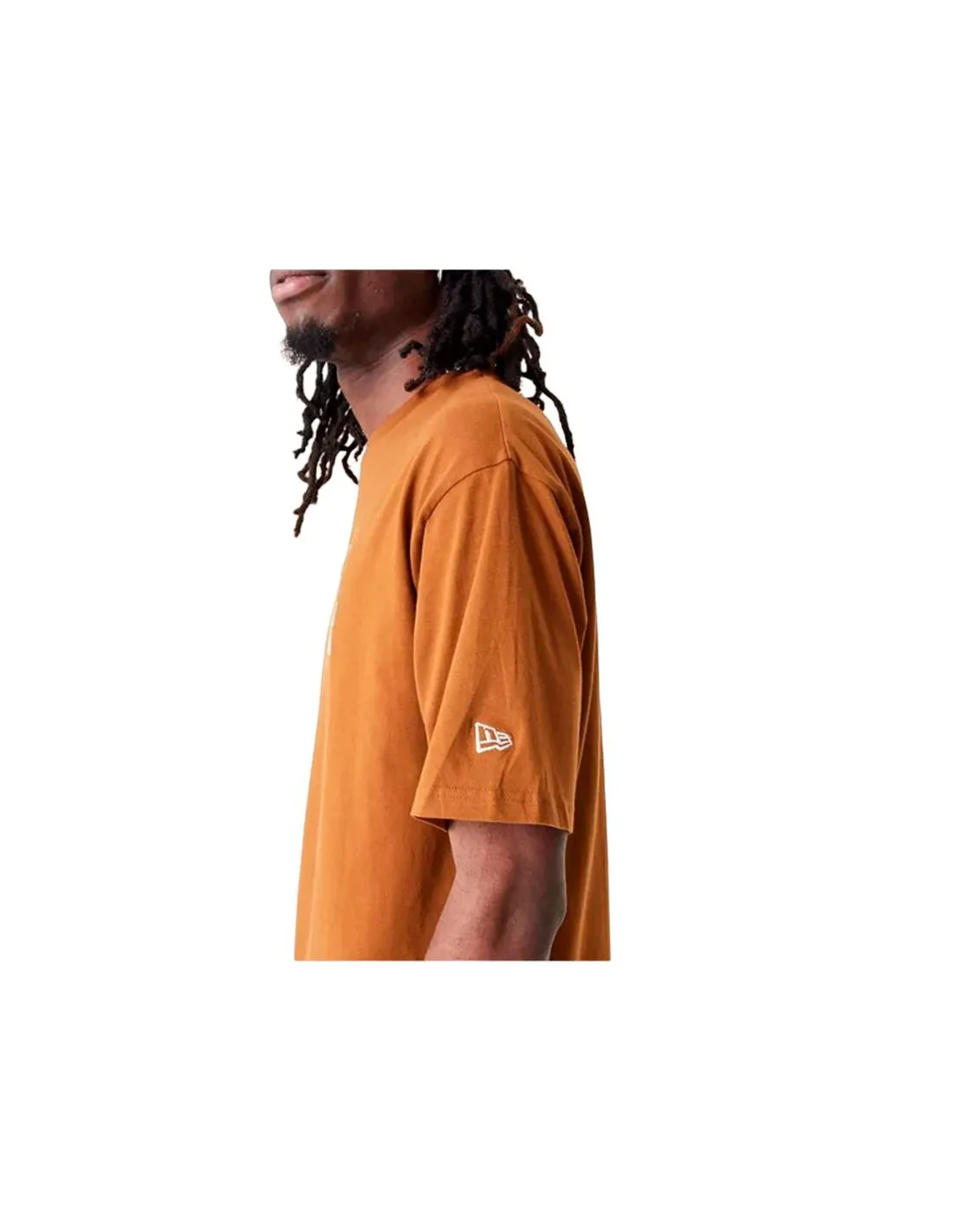 Camiseta New Era League Essentials LA Dodgers Dk Beige Hombre