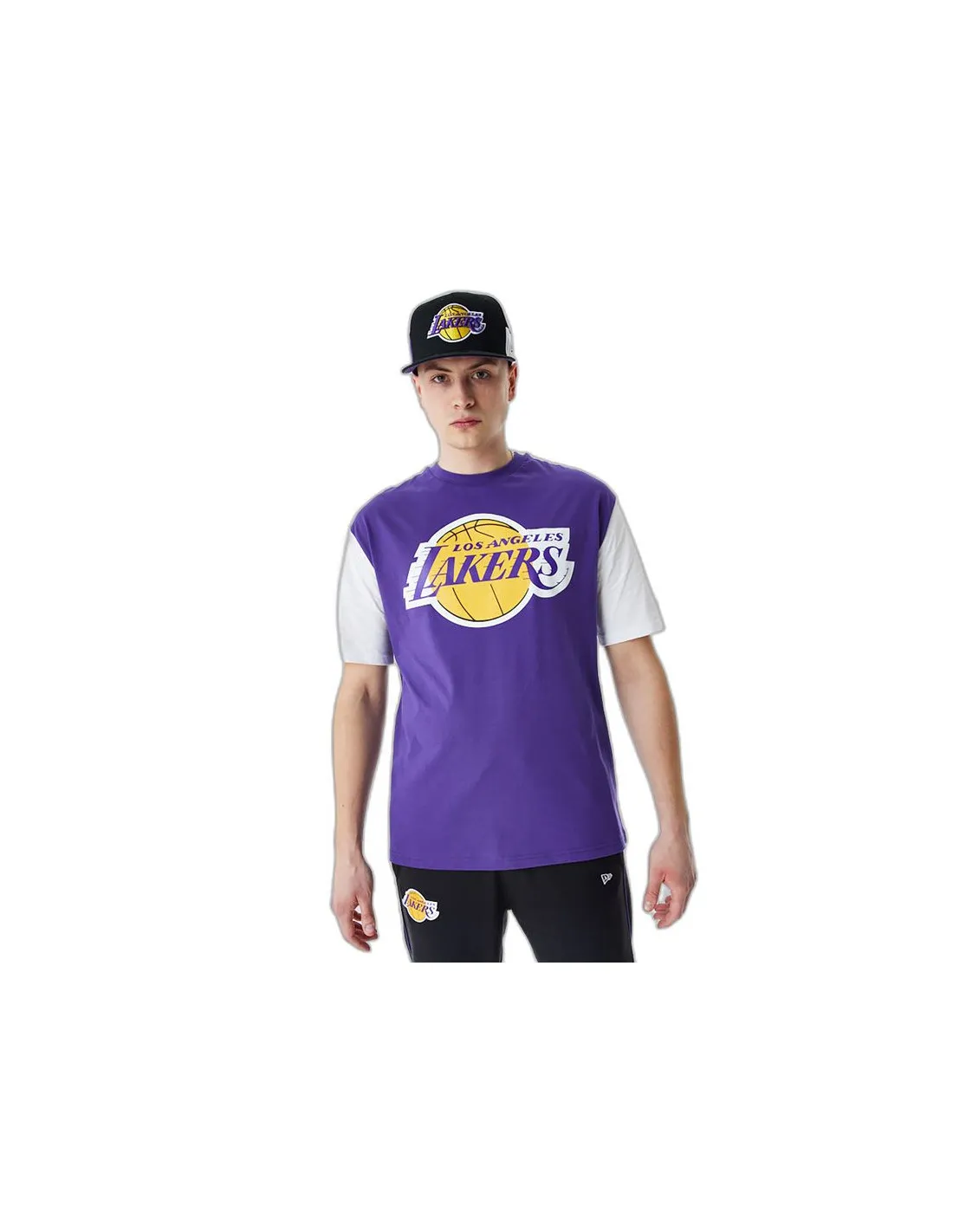 Camiseta New Era NBA Colour Insert LA Lakers Purple Hombre