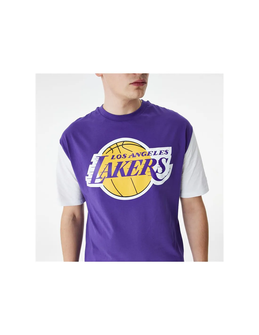 Camiseta New Era NBA Colour Insert LA Lakers Purple Hombre
