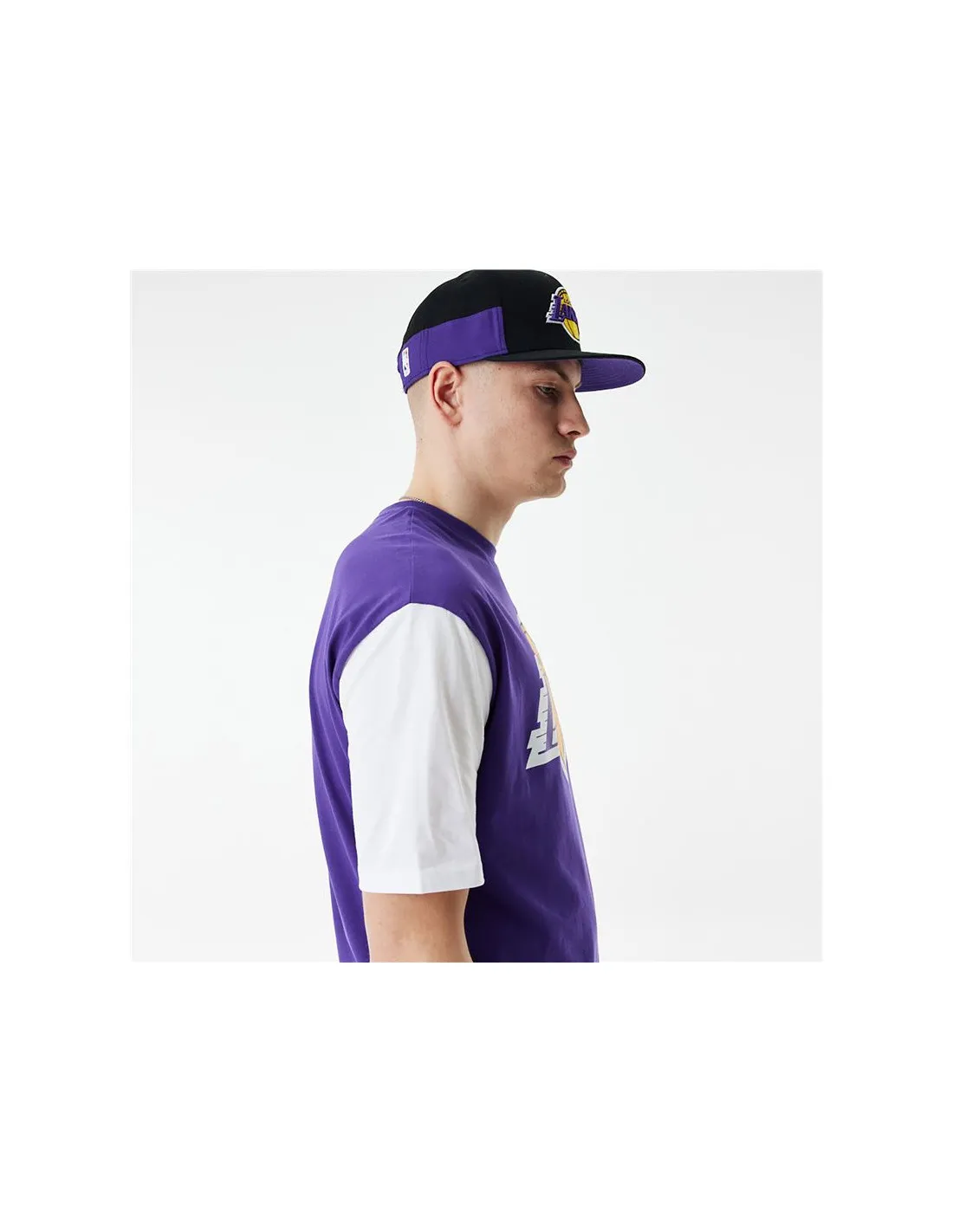 Camiseta New Era NBA Colour Insert LA Lakers Purple Hombre
