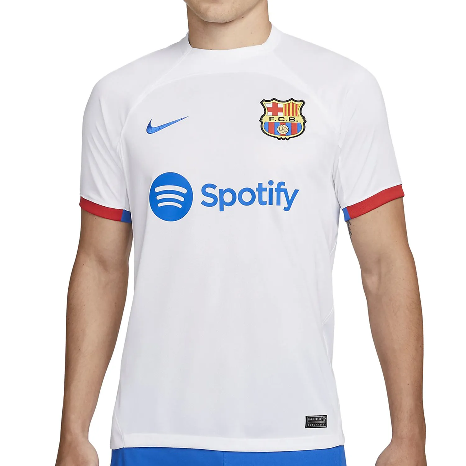 Camiseta Nike 2a Barcelona Lewandowski 23 24 DF P UCL