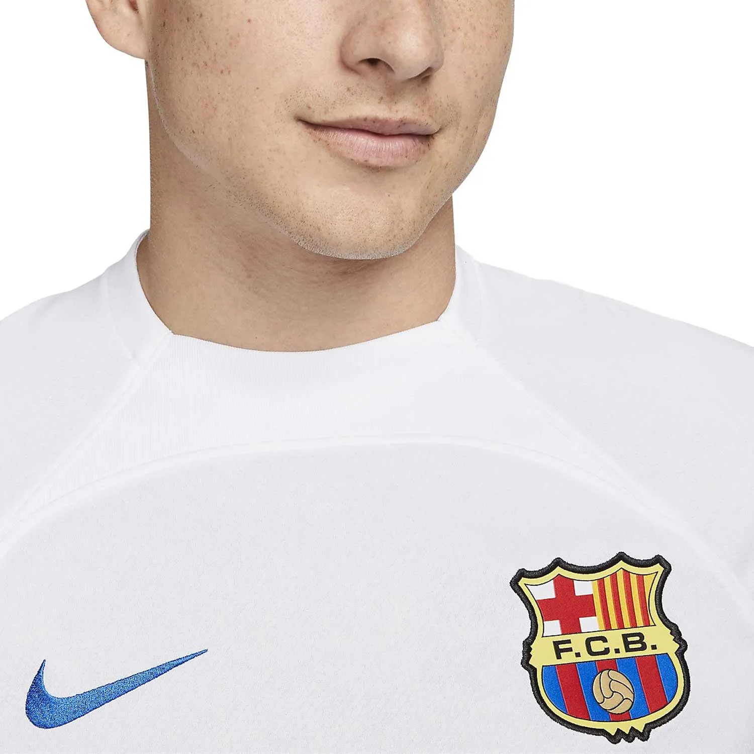 Camiseta Nike 2a Barcelona Lewandowski 23 24 DF P UCL
