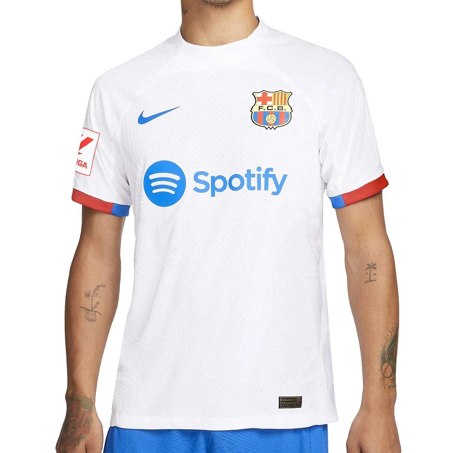 Camiseta Nike 2a Barcelona Lewandowski 23 24 DFADV Match PLL