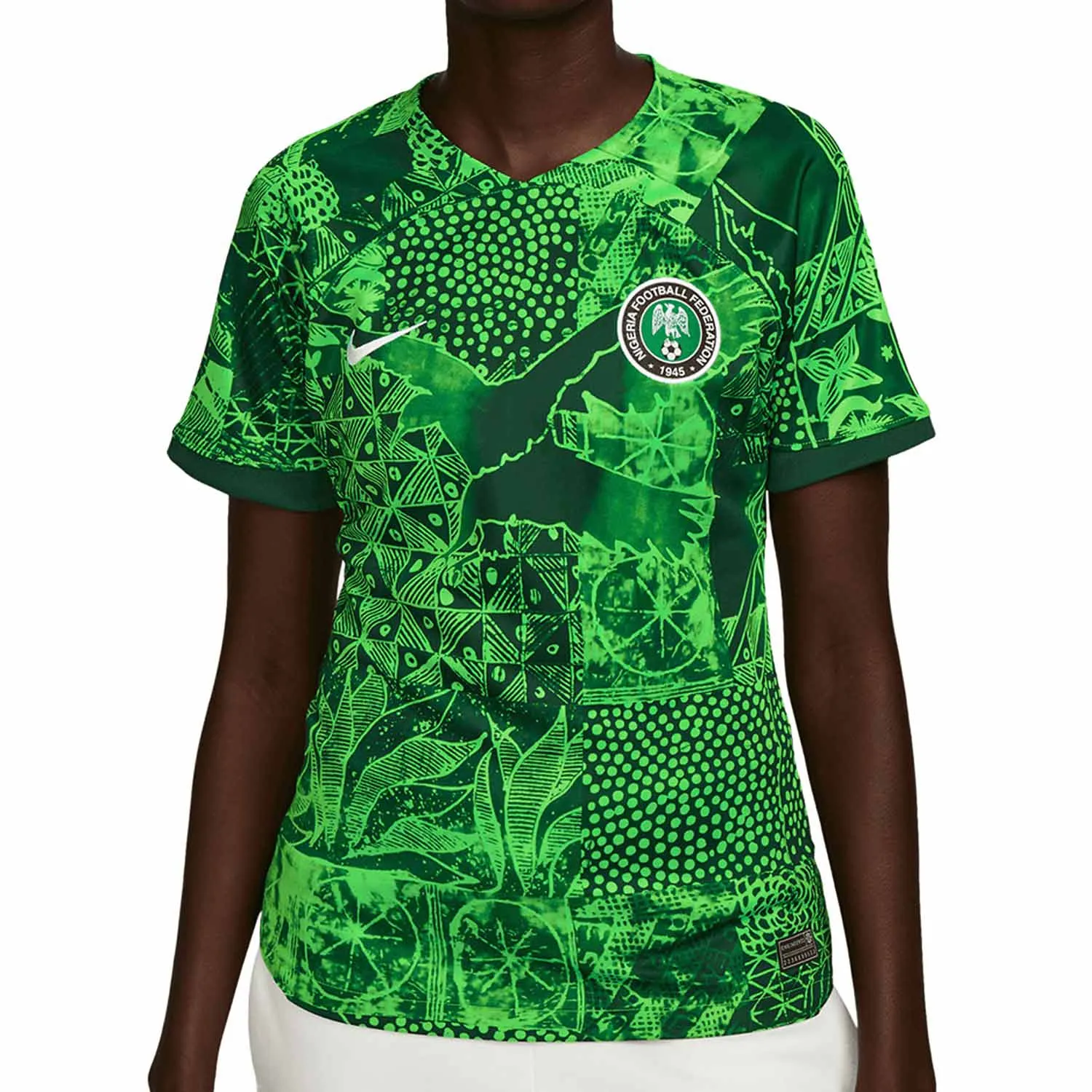 CAMISETA NIKE NIGERIA MUJER 2022 2023 DRIFIT STADIUM