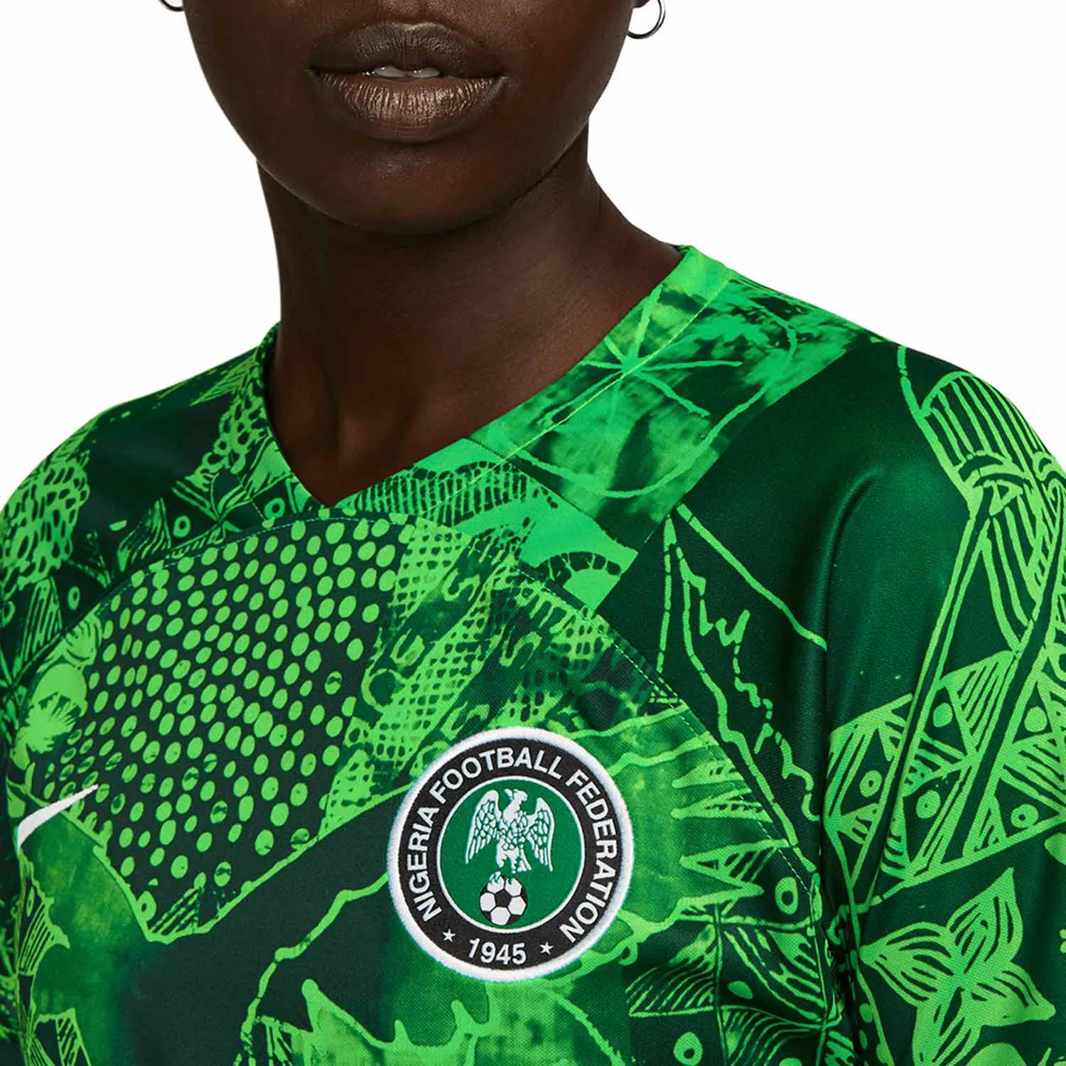 CAMISETA NIKE NIGERIA MUJER 2022 2023 DRIFIT STADIUM