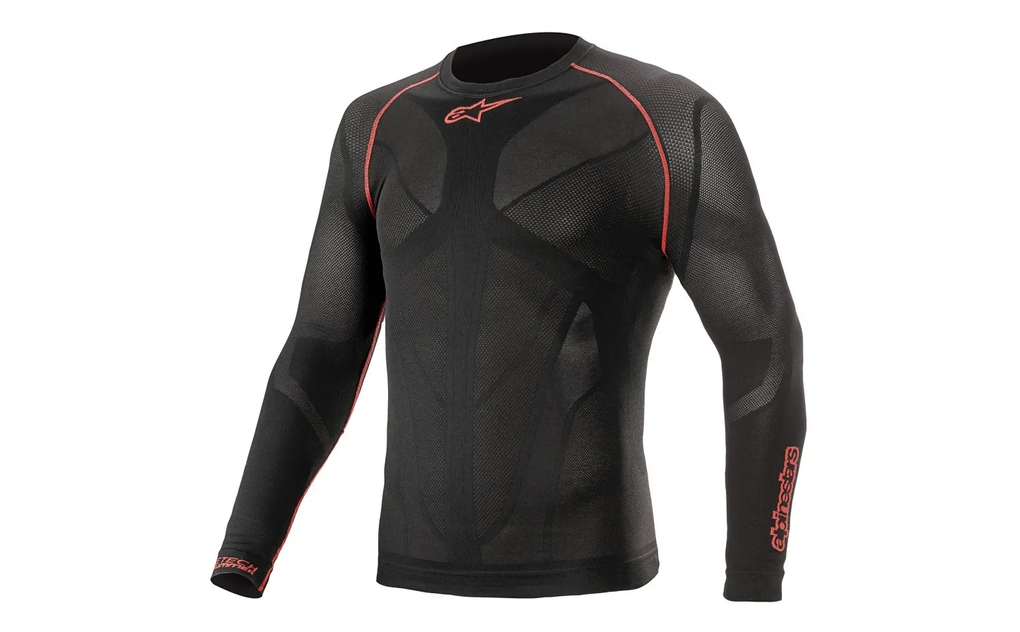 CAMISETA TéRMICA ALPINESTARS RIDE TECH V2 TOP SUMMER NEGRO ROJO |475252113|