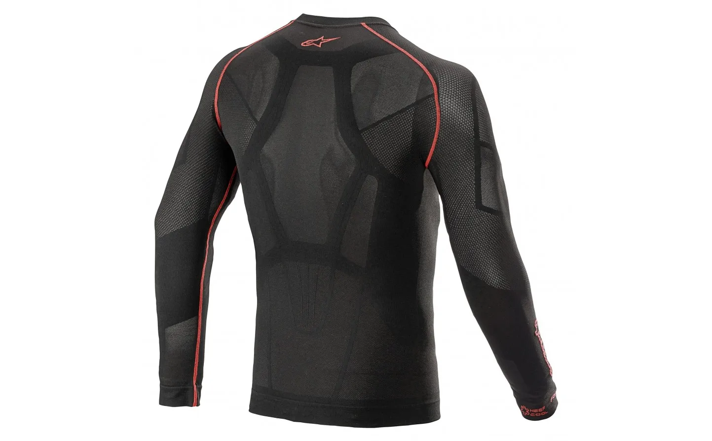 CAMISETA TéRMICA ALPINESTARS RIDE TECH V2 TOP SUMMER NEGRO ROJO |475252113|