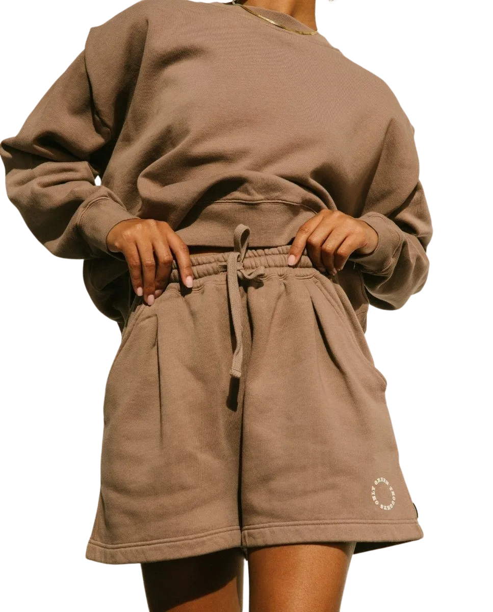 Cappuccino Short Nutmeg Brown