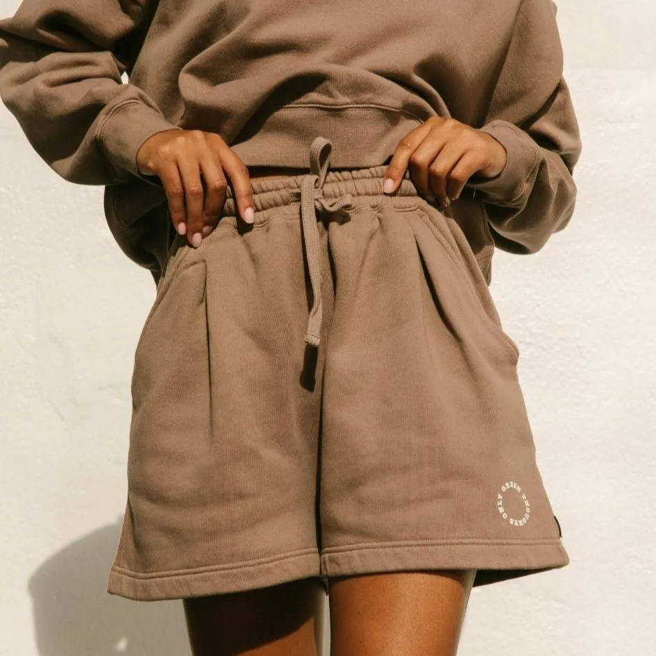 Cappuccino Short Nutmeg Brown