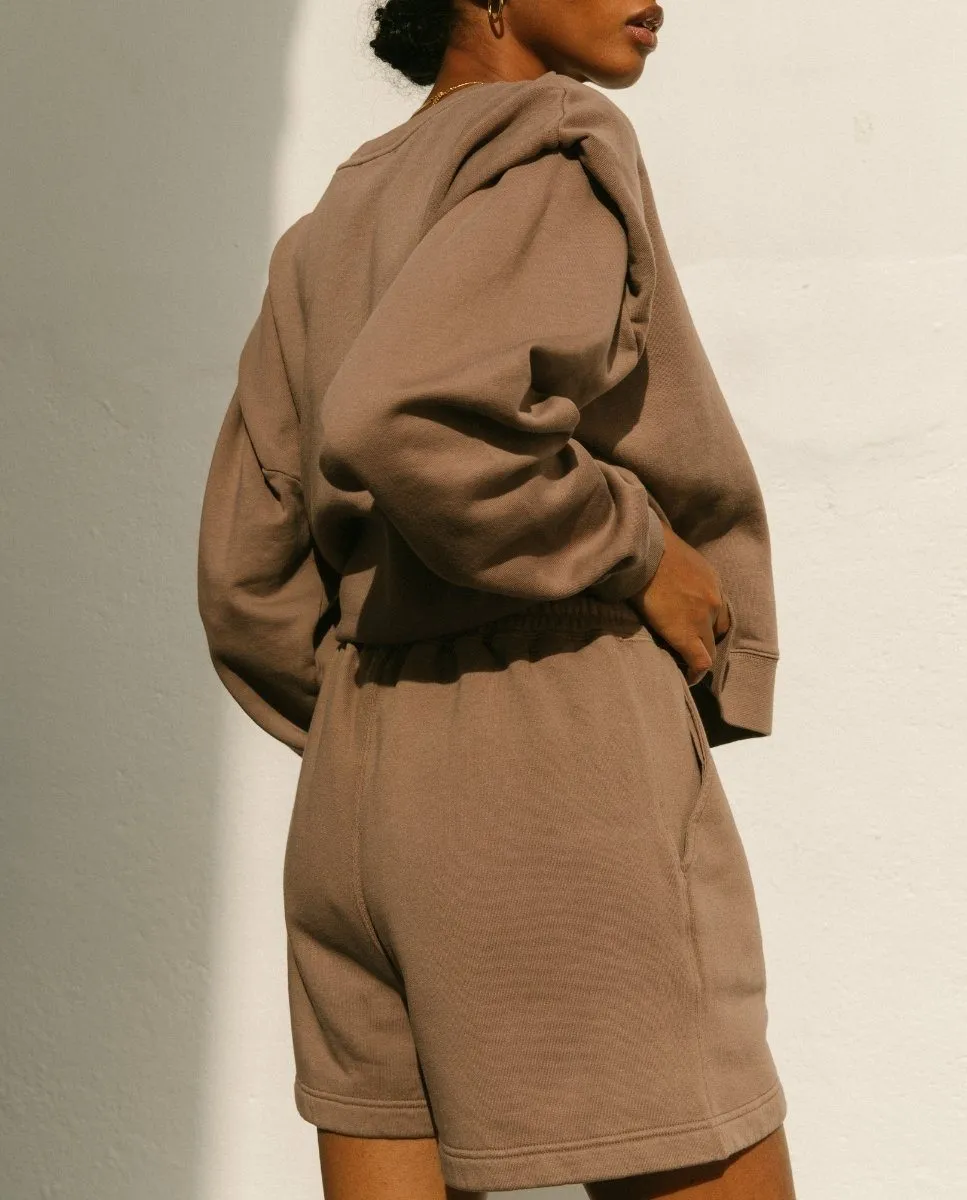 Cappuccino Short Nutmeg Brown