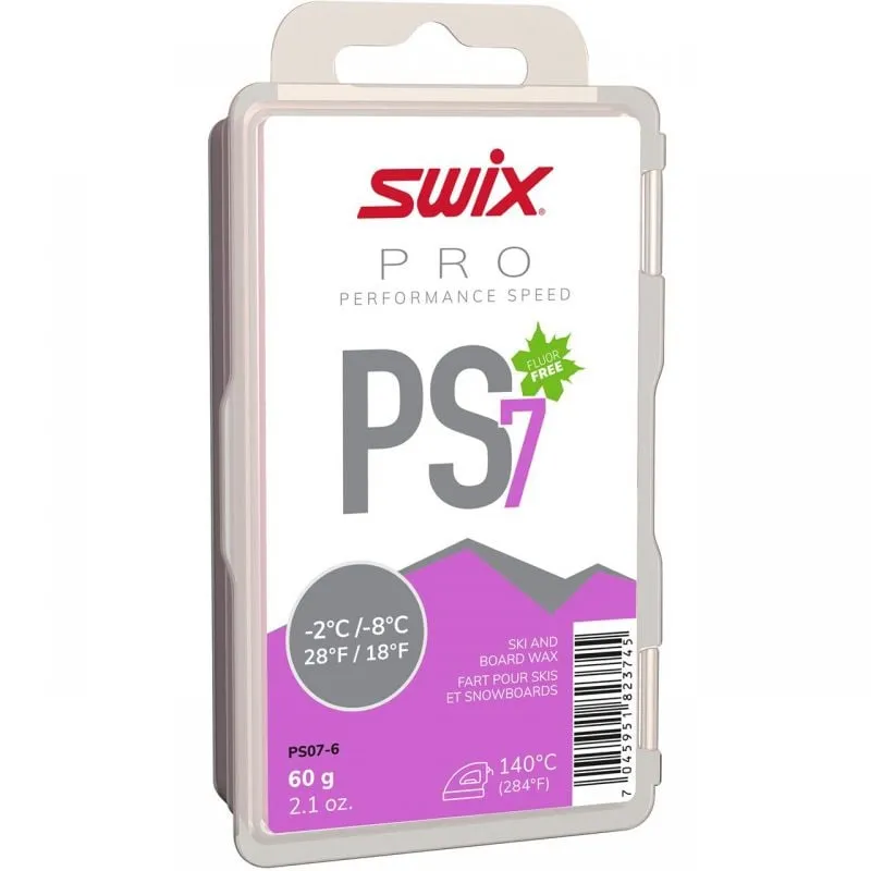 Cera SWIX pro Performance Speed 7 60g (púrpura)