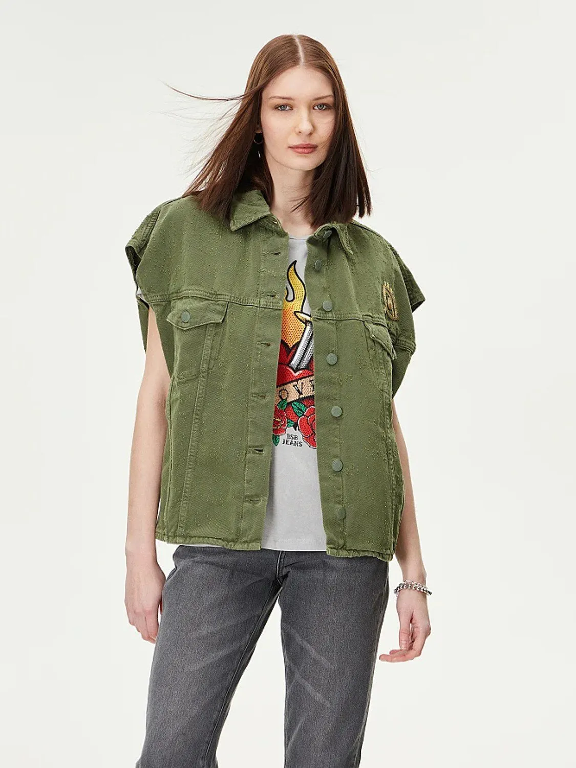 CHALECO JEANS OVER BSB