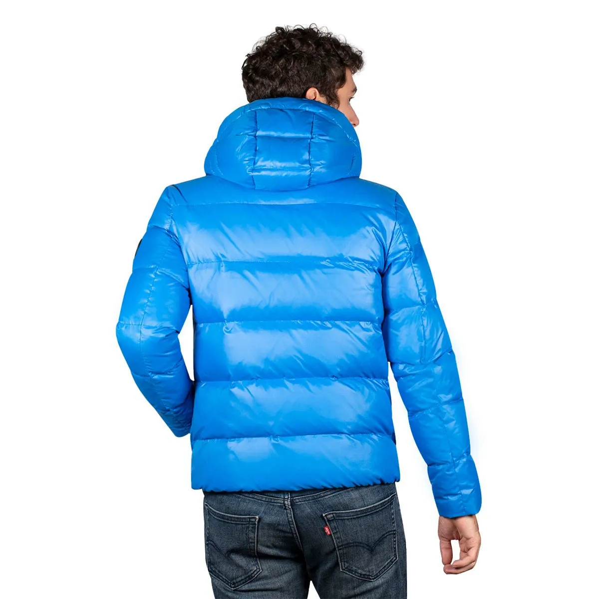 Chamarra Acolchada De Pluma Hombre Premium