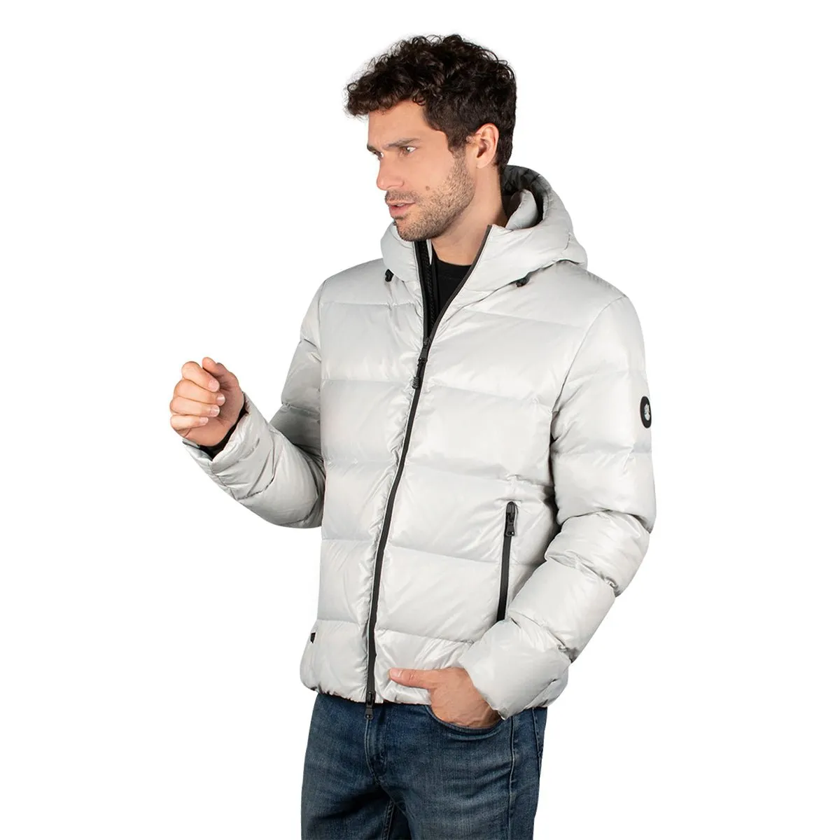 Chamarra Acolchada De Pluma Hombre Premium