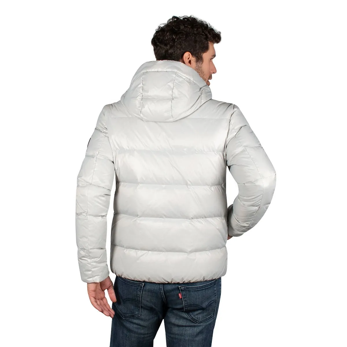 Chamarra Acolchada De Pluma Hombre Premium