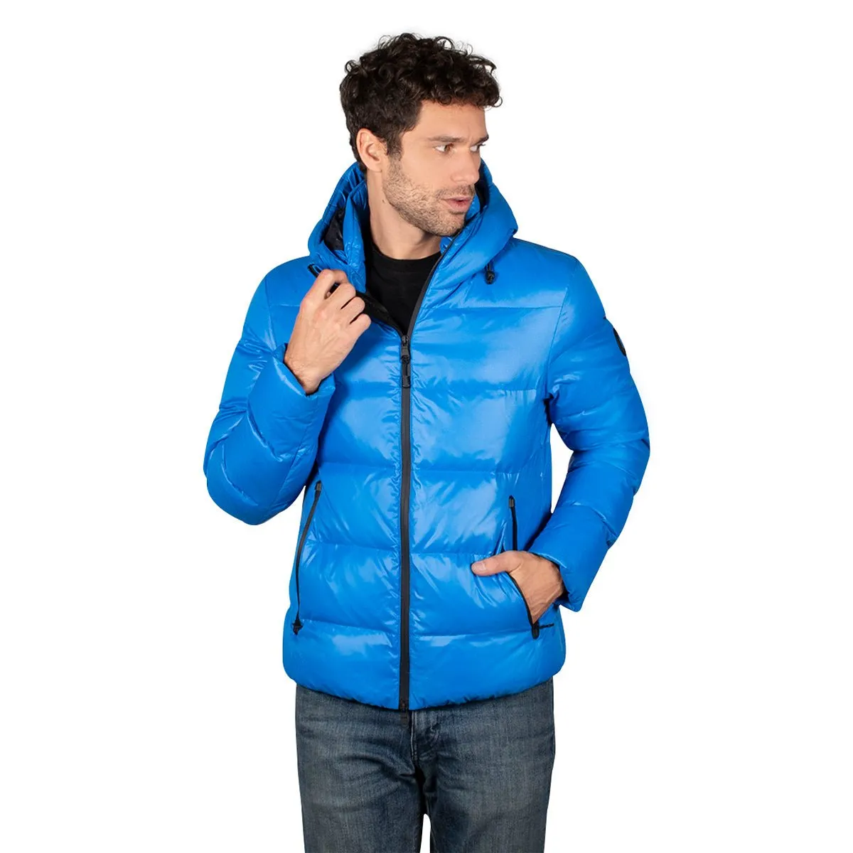 Chamarra Acolchada De Pluma Hombre Premium