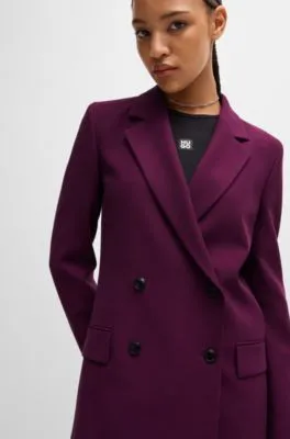 Chaqueta cruzada relaxed fit