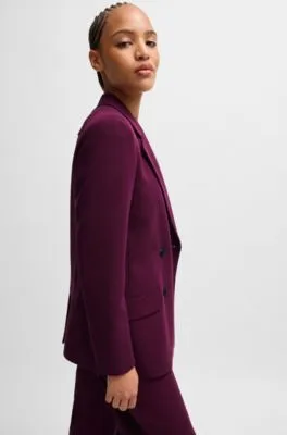 Chaqueta cruzada relaxed fit